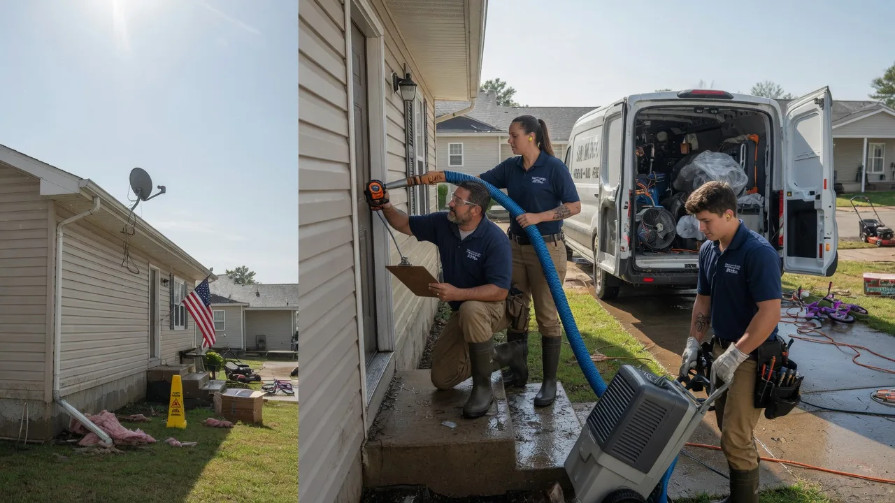 Ceiling Water Damage Restoration in Austin, IN near me
